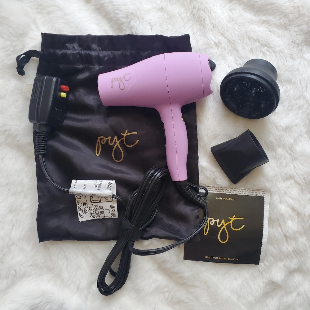 PYT Mini Turbo Hairdryer (Purple)